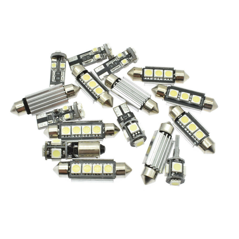 Ebay 16pcs automóvil LED T10 luces de ancho de luz de lectura de doble punta luces de carro conjunto de luces de matrícula