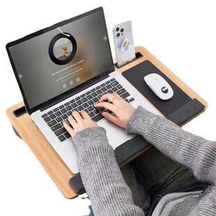 Lap Laptop Table Lazy Person Non-foldable Portable Lap Table Car Office Portable Bed Small Table
