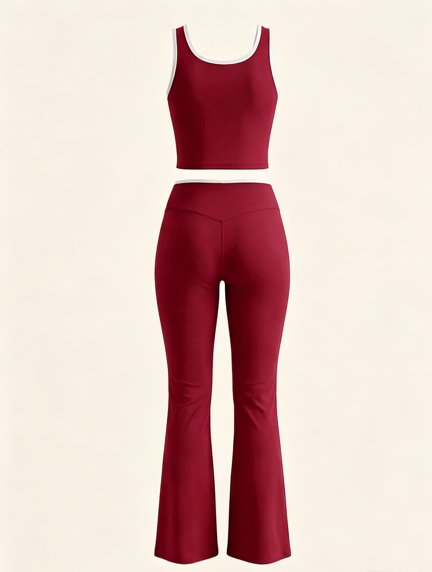 Women's Clothing Women's Style Round Neck Two Piece Set Summer Casual Vest Top And Trousers For Formal & Casual For Women_ecoleips.com