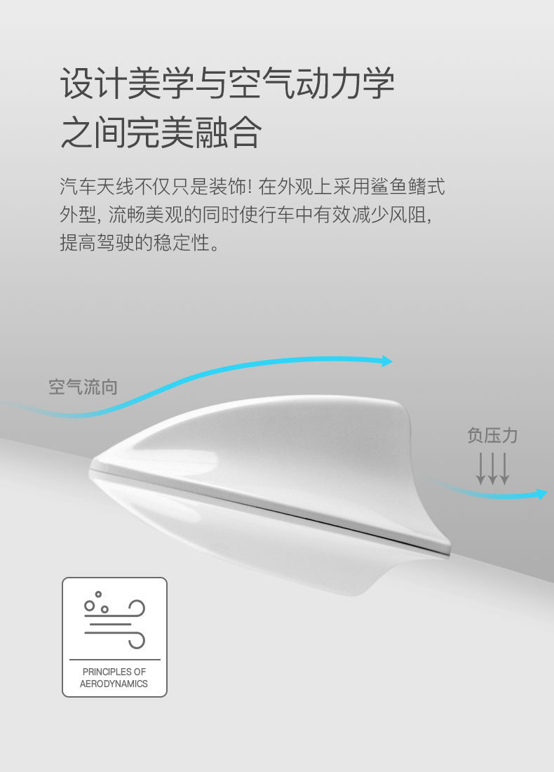 Wei Pai WEYVV7 Great Wall C30 Tengyi C50C20R Car Shark Fin Modified Antenna Roof Tail Decoration