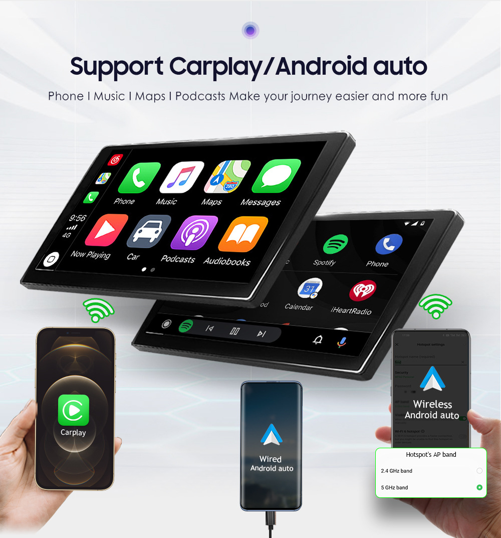 Overseas Android Navigation Is Suitable for 14-16 Toyota Corolla Corolla Car Navigation Gps4G Full Network Communication