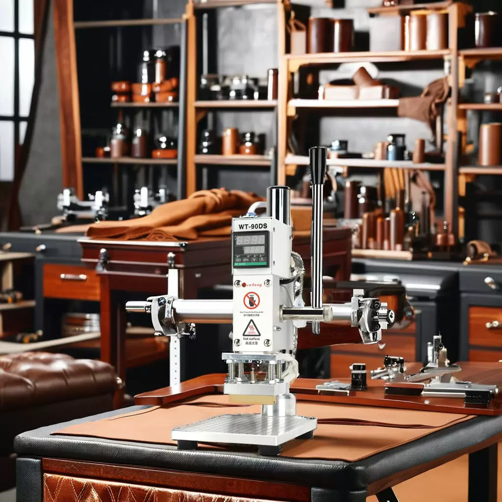 烫金机皮革手工压痕小型烙印机PU铜模字母logo烫印机PVC商标烫印