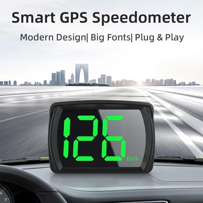【Странный график】 Новый автомобиль HUD Head-Up Head-Up Display Universal GPS-код скоростного кода HUD Special Special