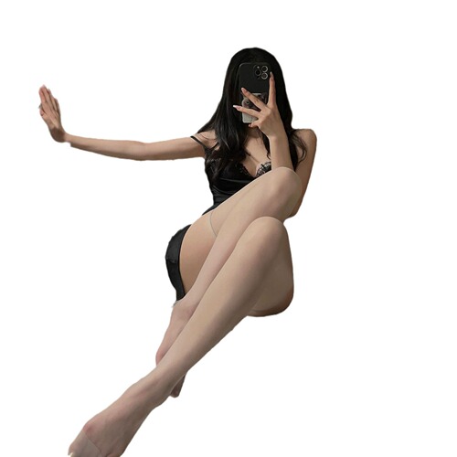 Passionately Sexy Stocking Seduction Set, Black Leg Hose, Pure Desire Over-the-Knee Stockings, Factory Wholesale, Model S07 Alluring