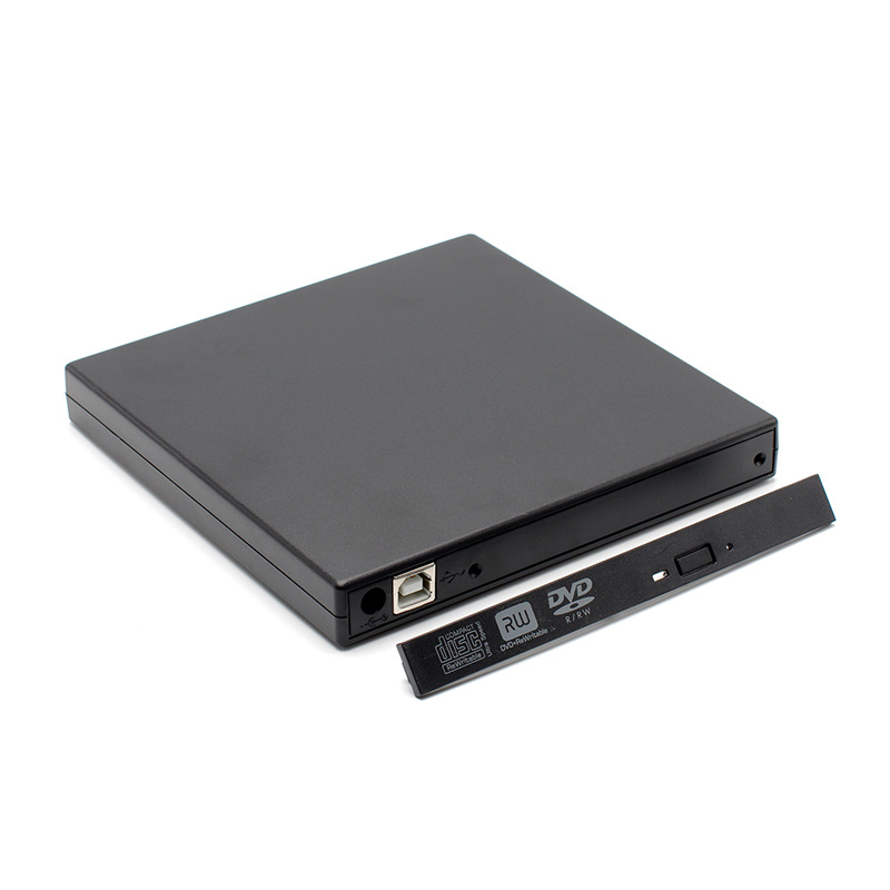 Portátil 12,7mm caja de unidad óptica USB kit móvil USB2.0 portátil SATA externo puerto serie externo