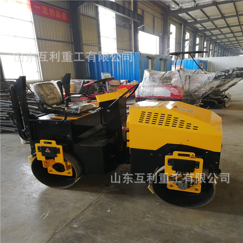 座驾式双钢轮全液压压路机 电启动小型压路机 单钢轮振动压路机