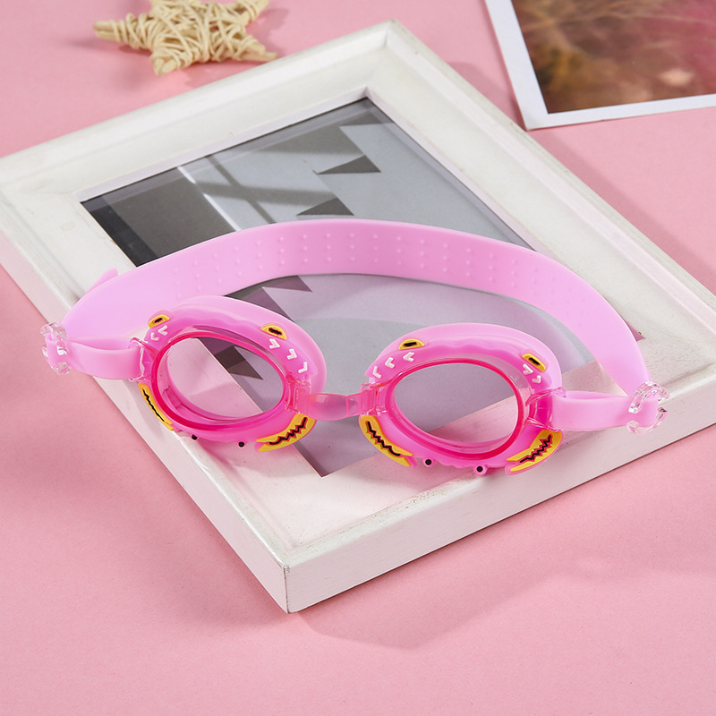 Gafas de Natación Infantiles con Dibujos Animados de PC Impermeable Antivaho para Niños