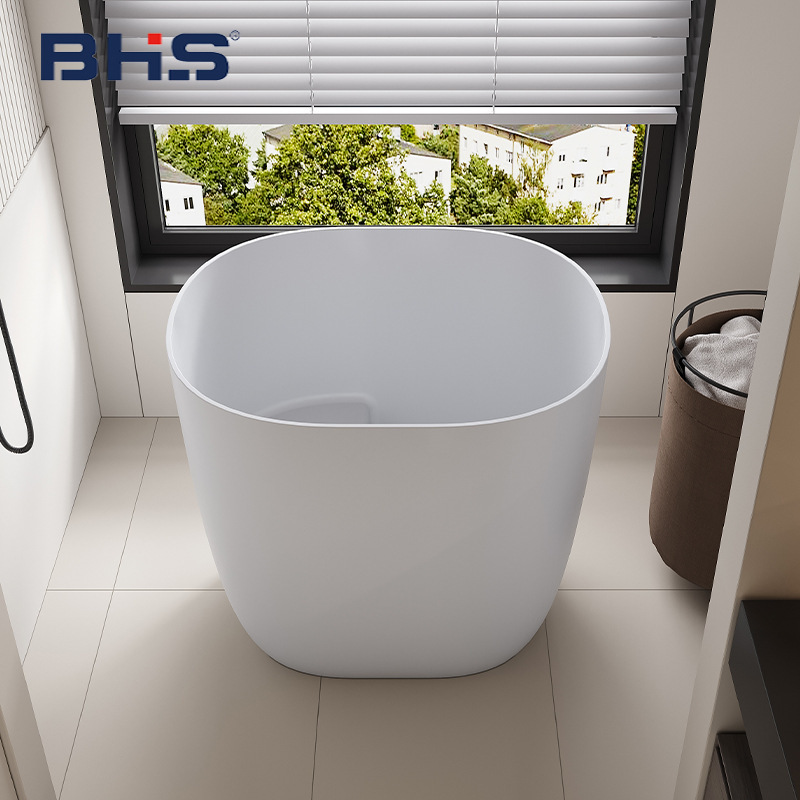 Factory Direct Sales New Bathtub Acrylic Seamless Japanese Style Small Bathtub Small Apartment Deepening Bathtub