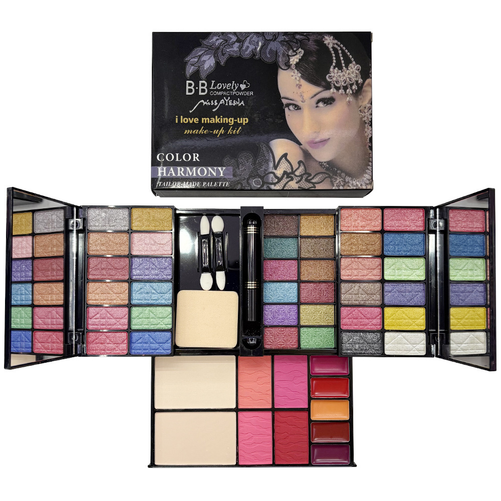 La paleta de sombras de ojos de 47 colores no florece, mate nacarado, fácil de colorear, maquillador de estudio, maquillaje de escenario transfronterizo