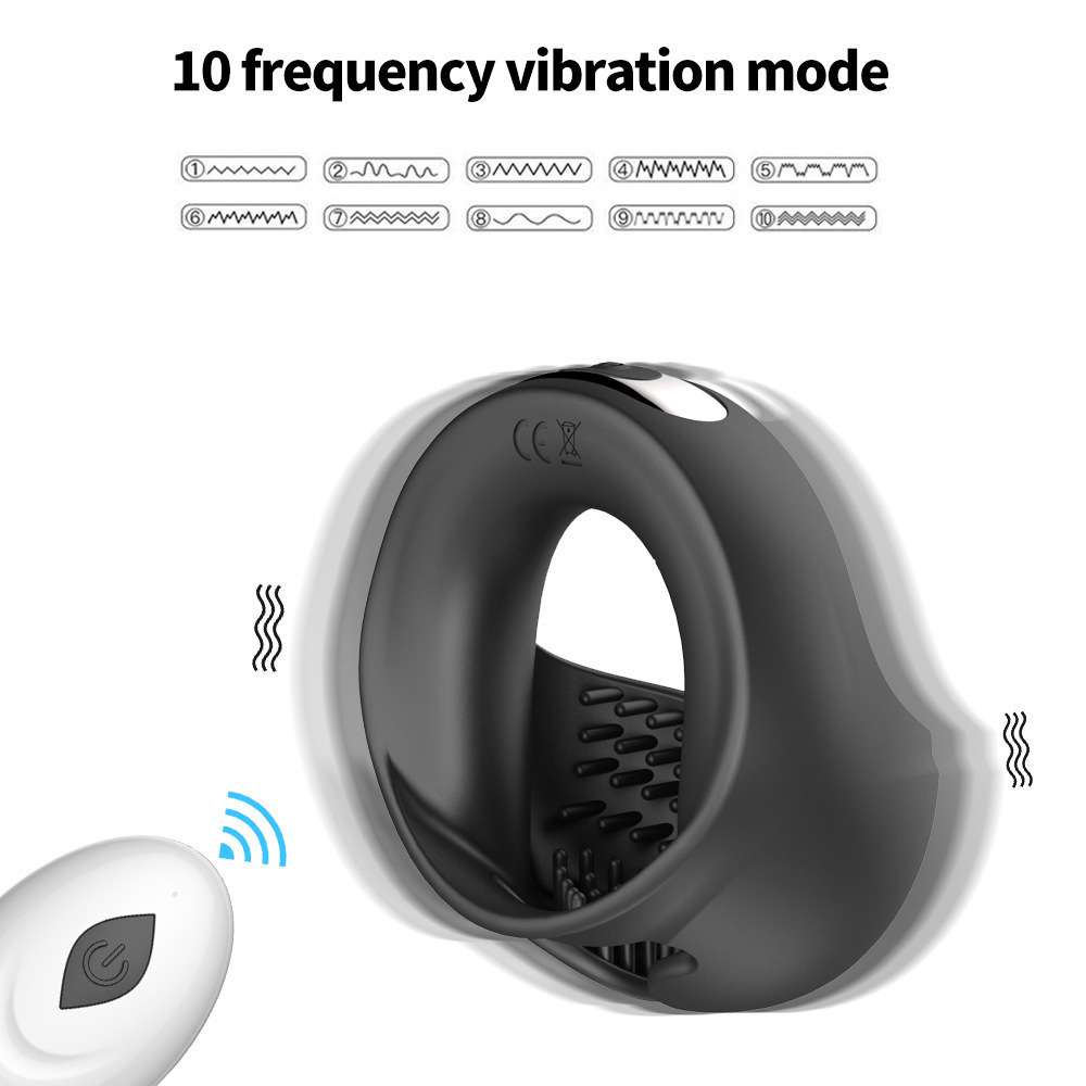 Wearable Scrotum Support Bag with Vibrating Delay Ring and Wireless Remote — detail image 5