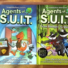 英文InvestiGators Agents of S.U.I.T An 精装爆笑漫画故事书2册