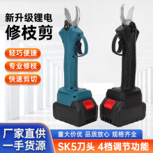 2.5公分无刷锂电修枝剪功能充电锂电果树园林剪粗枝剪电剪刀批发