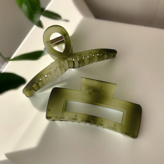 韓国版のフロストグリーンのヘアピンの後頭部は優雅で大きいです。