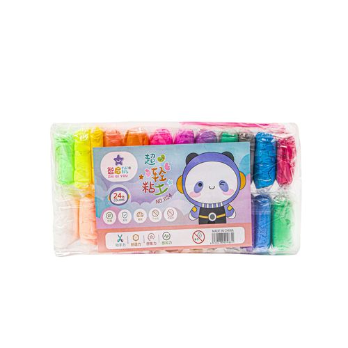 Ultra-light clay plasticine children's handmade DIY colored clay toys space clay tools clay mold set wholesale