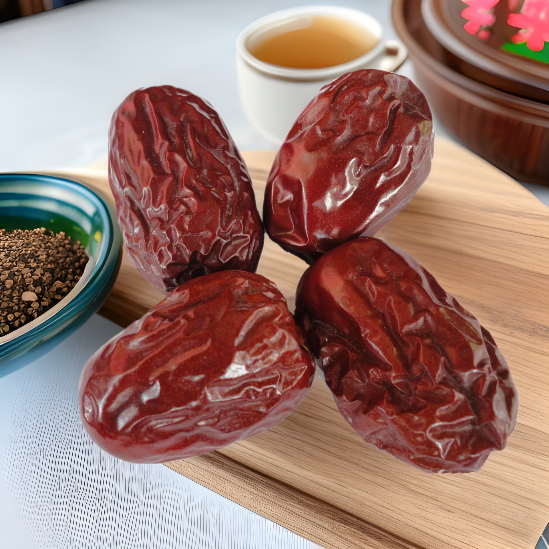 新货特产新疆和田大枣一级骏枣500g大红枣蜜枣果零食品质批发