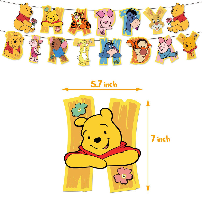 スポット漫画ハッピーバースデーレターフラッグバナーフラッグ子供の誕生日パーティーテーマ装飾用品メーカー承認|undefined