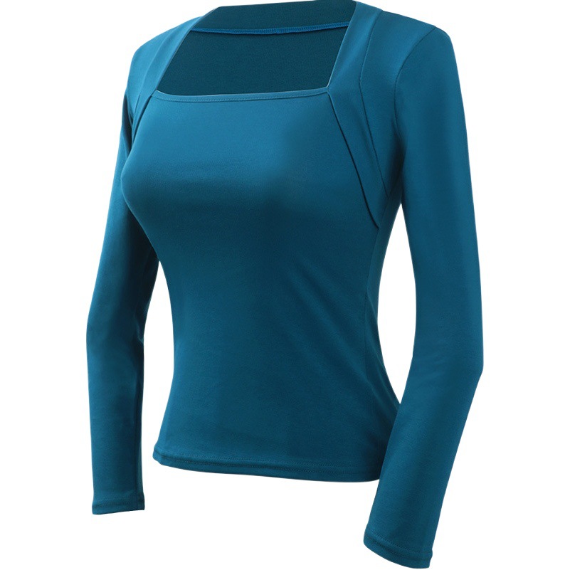 Ropa de práctica de danza para mujer, primavera y verano, ropa de danza moderna de media manga para profesora de ballet, top de imitación de dos piezas, venta al por mayor.