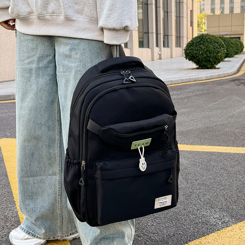 Nuevas mochilas transfronterizas de estudiantes universitarios, mochila de computadora de gran capacidad, mochila de viaje resistente al desgaste gruesa