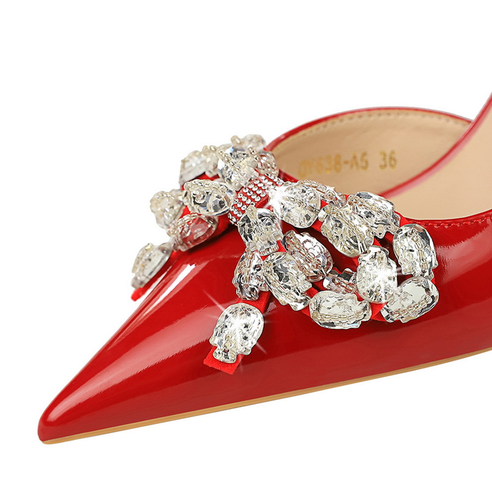 638-AH19 European And American Light Luxury Party Women's Shoes, High-heeled Stiletto With Shallow Pointed Toe, Side_vogvips.com