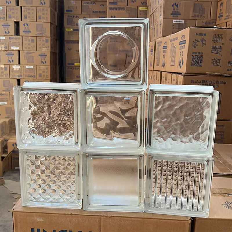 ladrillo de vidrio ultra blanco ladrillo de cristal ladrillo hueco pared de partición red fondo de arte puerta de entrada ladrillo hueco cristal de hielo