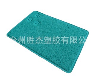 厂家生产宠物用防滑垫 宠物除尘垫 猫狗厕所垫 猫砂垫 pvc爪印垫