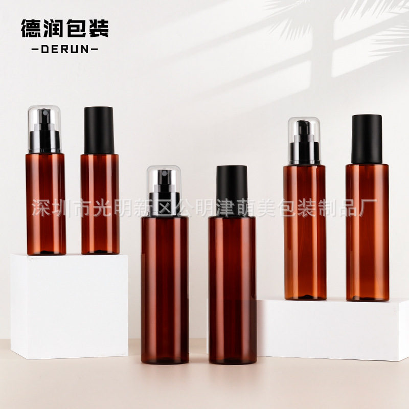 200ml透茶色塑料喷雾瓶150ml纯露细雾喷雾分装瓶100ml化妆水瓶子
