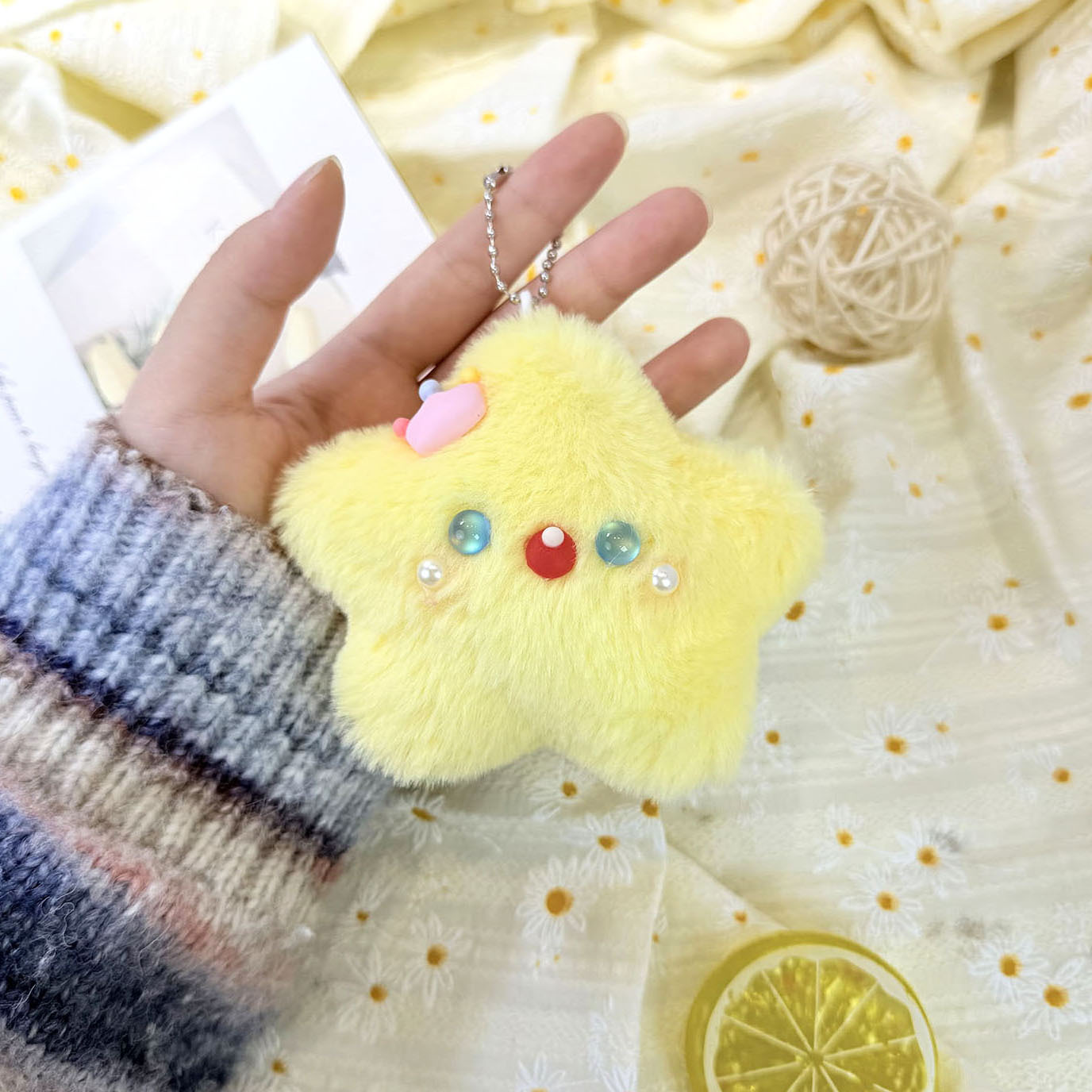 Yellow-Crown Star [Bead Chain Style]