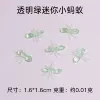 Mini transparent green ants