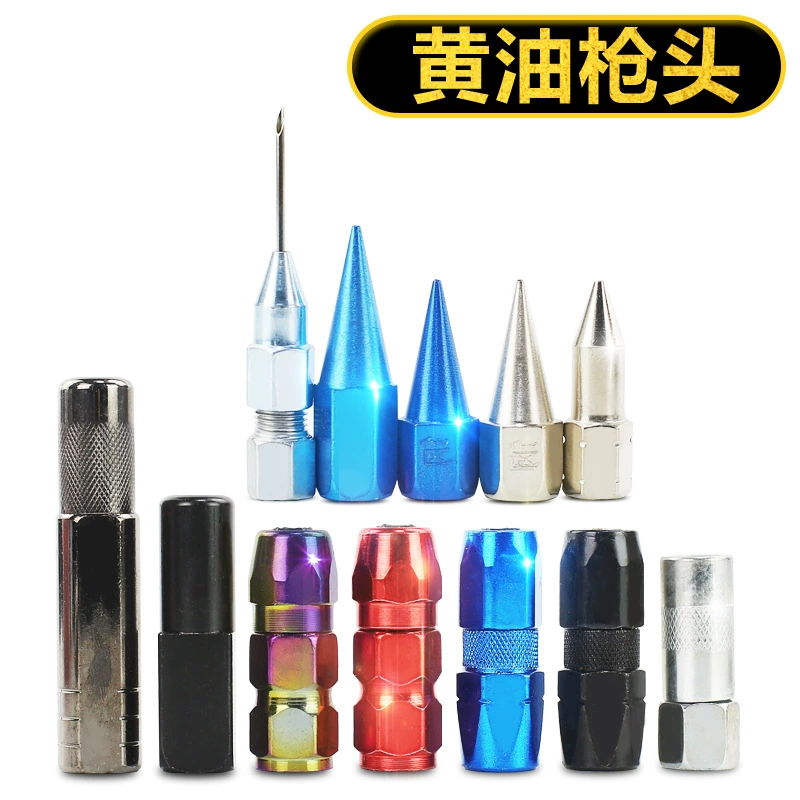 Сопло пистолета для смазки плоский острый шланг головка пистолета Пневматическое масло аксессуары для машин Универсальный впрыск масла высокого давления оптом