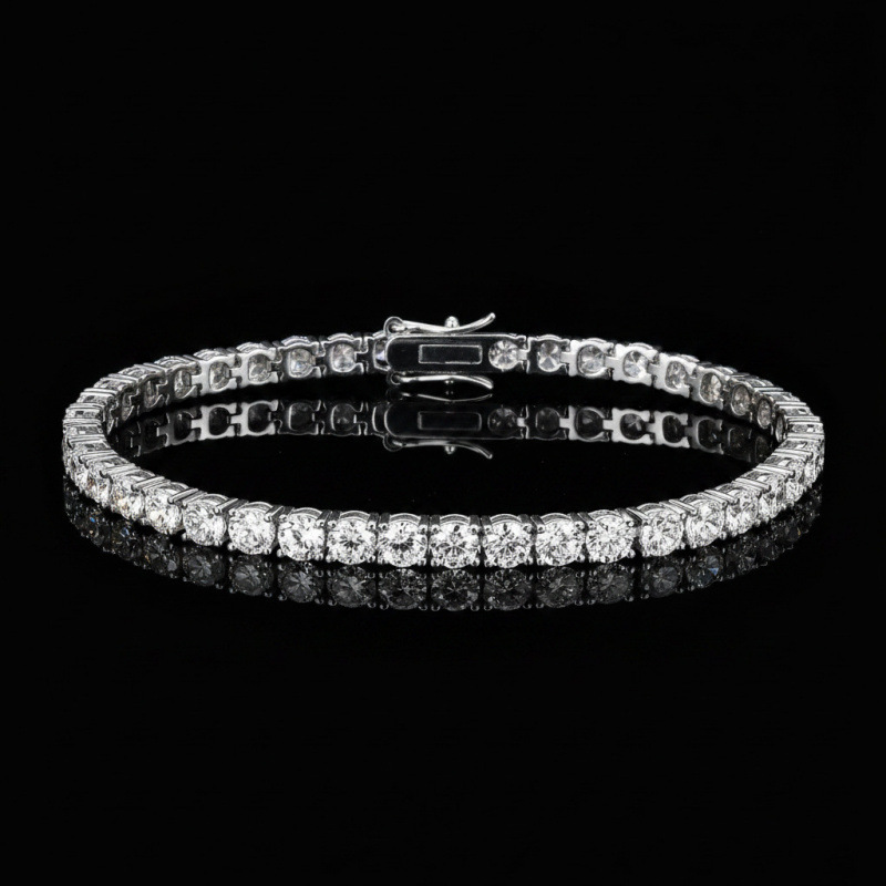 New tennis bracelet with fashionable design, light luxury, niche high-end feel, trendy jewelry, cross-border hot item, direct from the source factory New tennis bracelet with fashionable design, light luxury, niche high-end feel, trendy jewelry, cross-border hot item, direct from the source factory