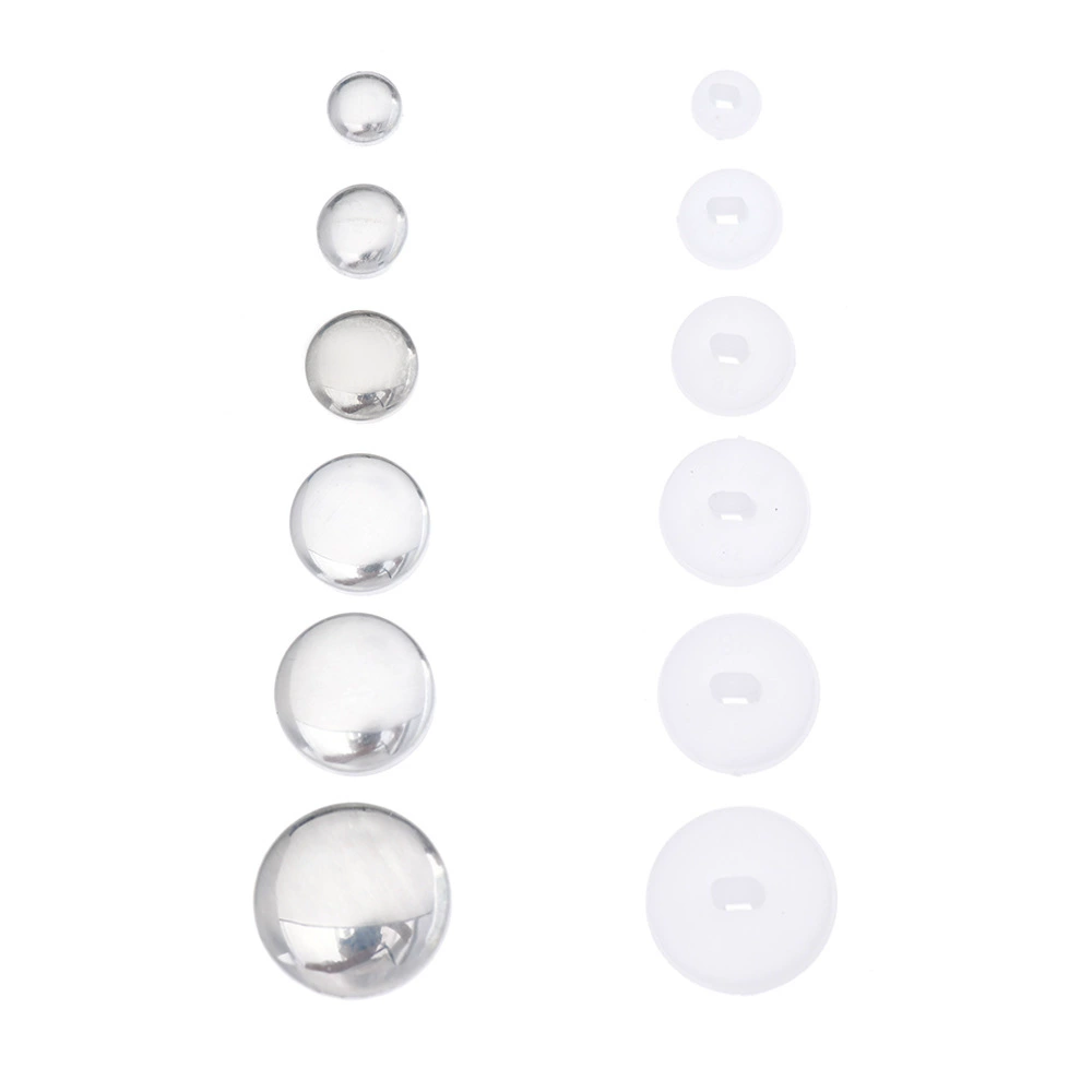 Алюминиевая сторона утолщенная пластиковая пуговица одежда аксессуары пуговицы шапка куртка металлическая пряжка трансграничные прямые волосы