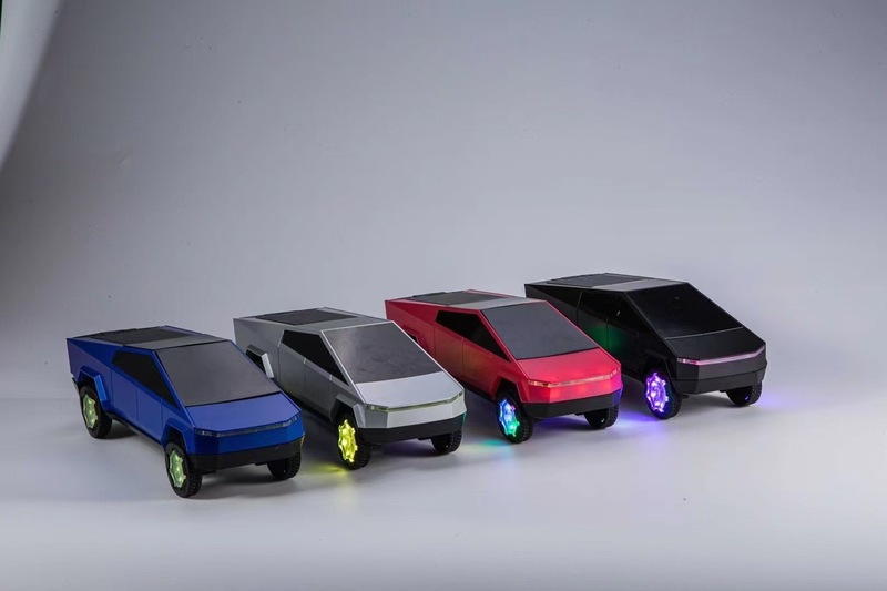 新しい A7 ワイヤレス充電テスラ Bluetooth スピーカーデスクトップサイバーオーナメントカラフルなライトクリエイティブギフト Bluetooth スピーカー|undefined