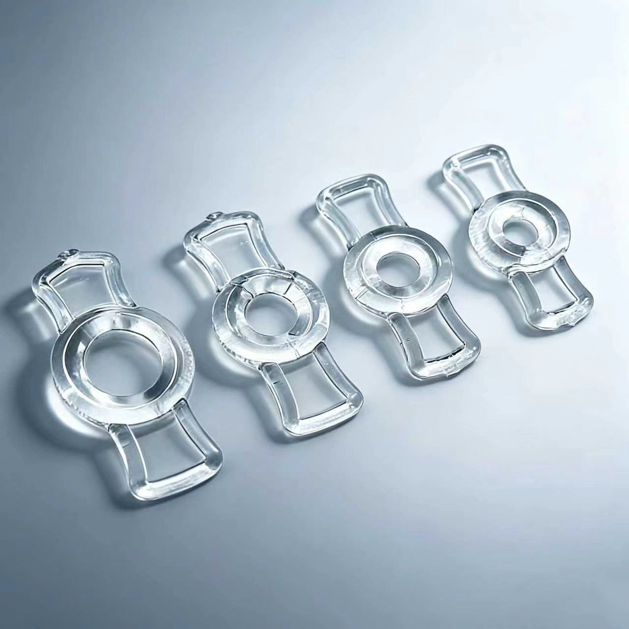 Adult Sm Cock Ring for Men, Invisible Design, Couples’ Delayed Intercourse, Black TPE Set — detail image 2