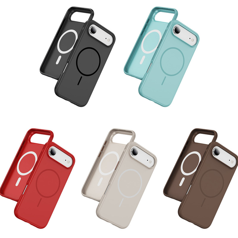 Magnetic Ring Magnetic Suction Iphone17Promax Mobile Phone Case Suitable for 12 Apple 17/16 Cross-Border 15/14 Cross-Border