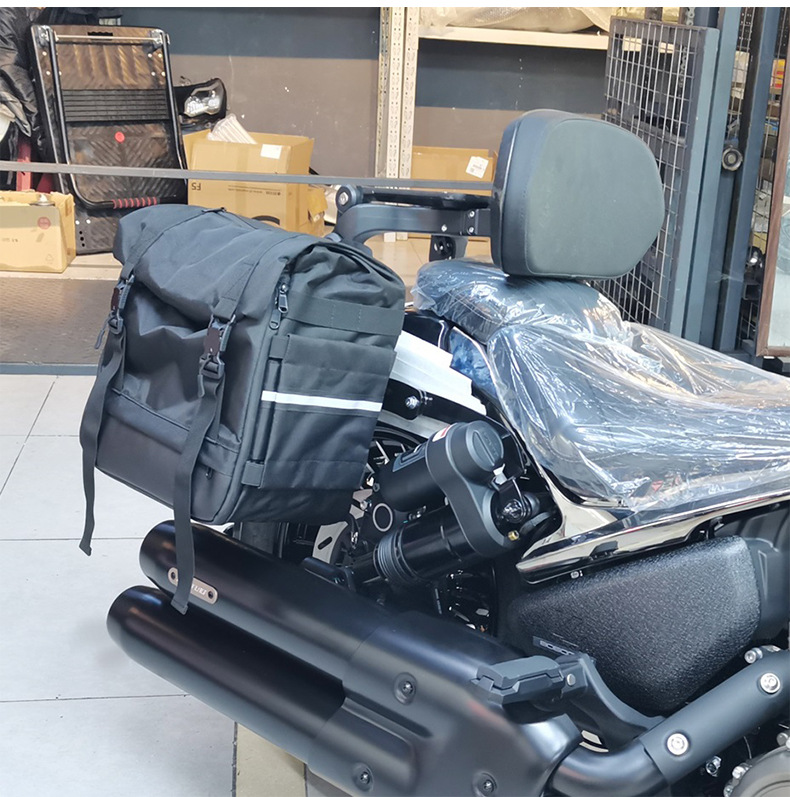 Suitable for Benda Black Flag -499.999999999% off motorcycle with foldable and extendable backrest, driver and passenger backrest modification