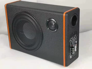 8 düym avtomobil ultra-nazik sabvufer 12V aktiv taxta dinamik