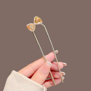 Horquilla de abanico nuevo estilo chino retro de alta gama placa de metal horquilla de pelo Hanfu cheongsam horquilla horquilla accesorios para el cabello femenino