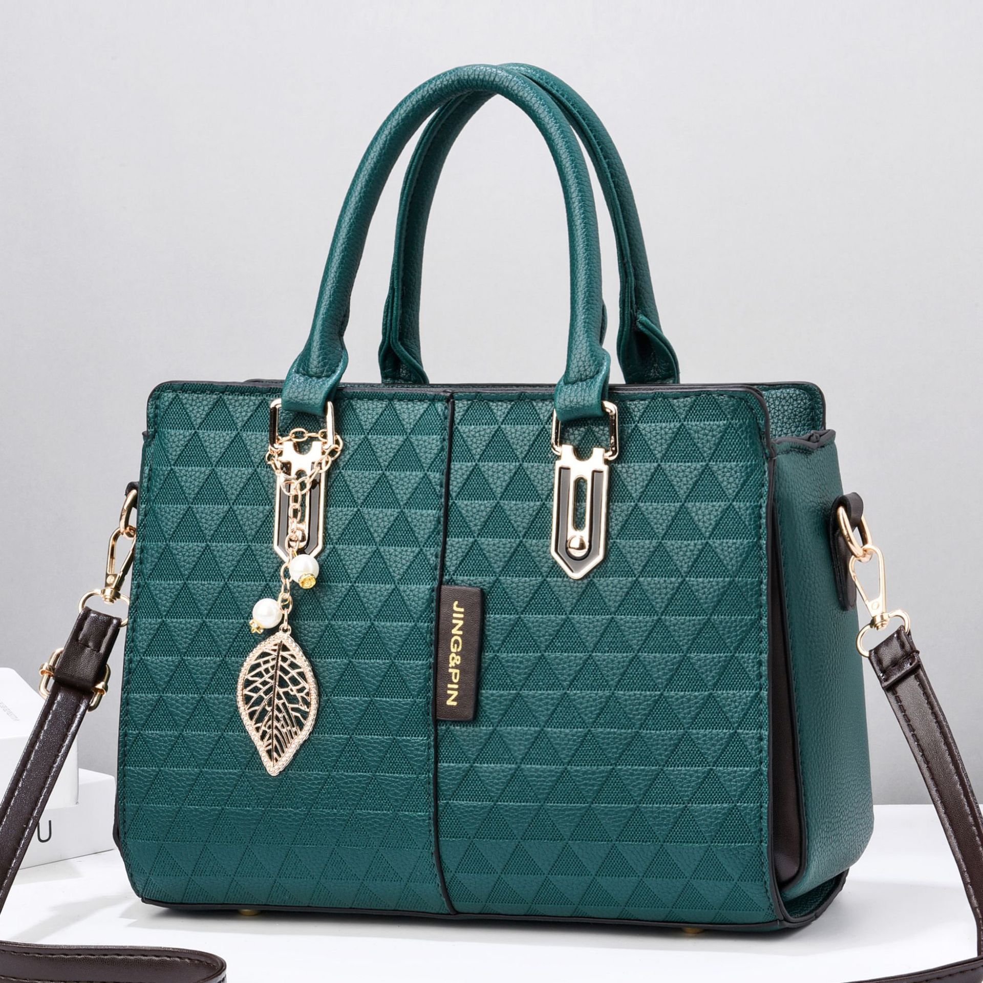 [Bolso de mujer Shichen] 2023 nuevo bolso de moda europeo y americano de gran capacidad AliExpress Comercio exterior bolso de mujer bolso de hombro