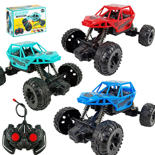 Cross-border four-way wireless remote control electric racing car children's handle remote control toy luminous outdoor model wholesale