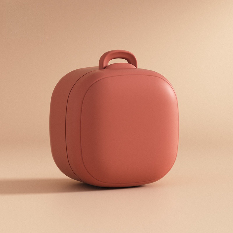 BY039 caja de silicona-rojo grande