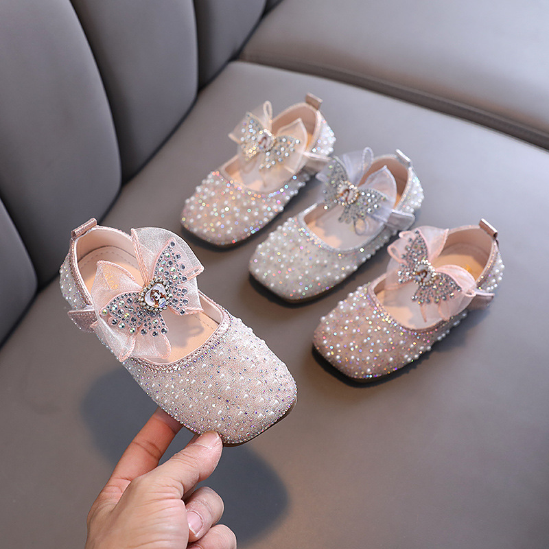 2026 Summer New Korean Style Girls' Princess Single Shoes Leather Shoes Dance Shoes Performance Shoes