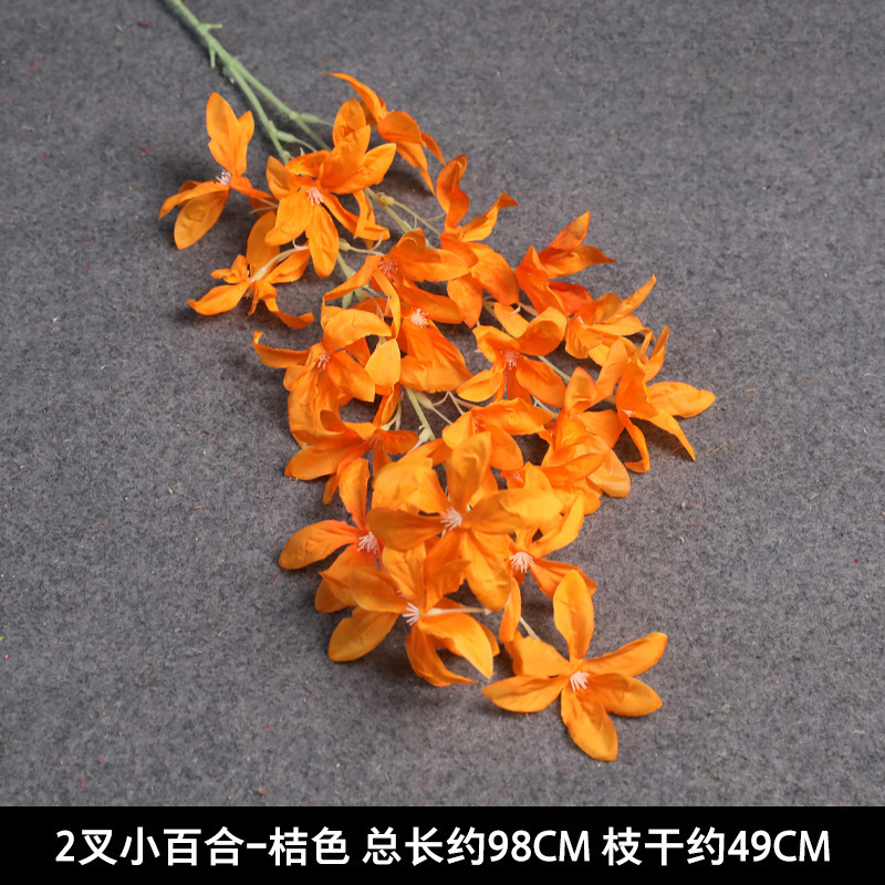 オレンジ造花結婚式結婚式会場レイアウト小道具手持ち花造花花束講堂装飾造花卸売|undefined
