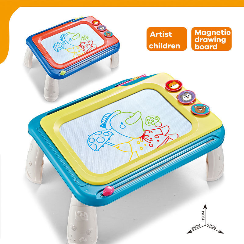 Puzzle infantil transfronterizo magnético tablero de dibujo de color borrable tablero de graffiti magnético de color escritura tablero de aprendizaje juguete