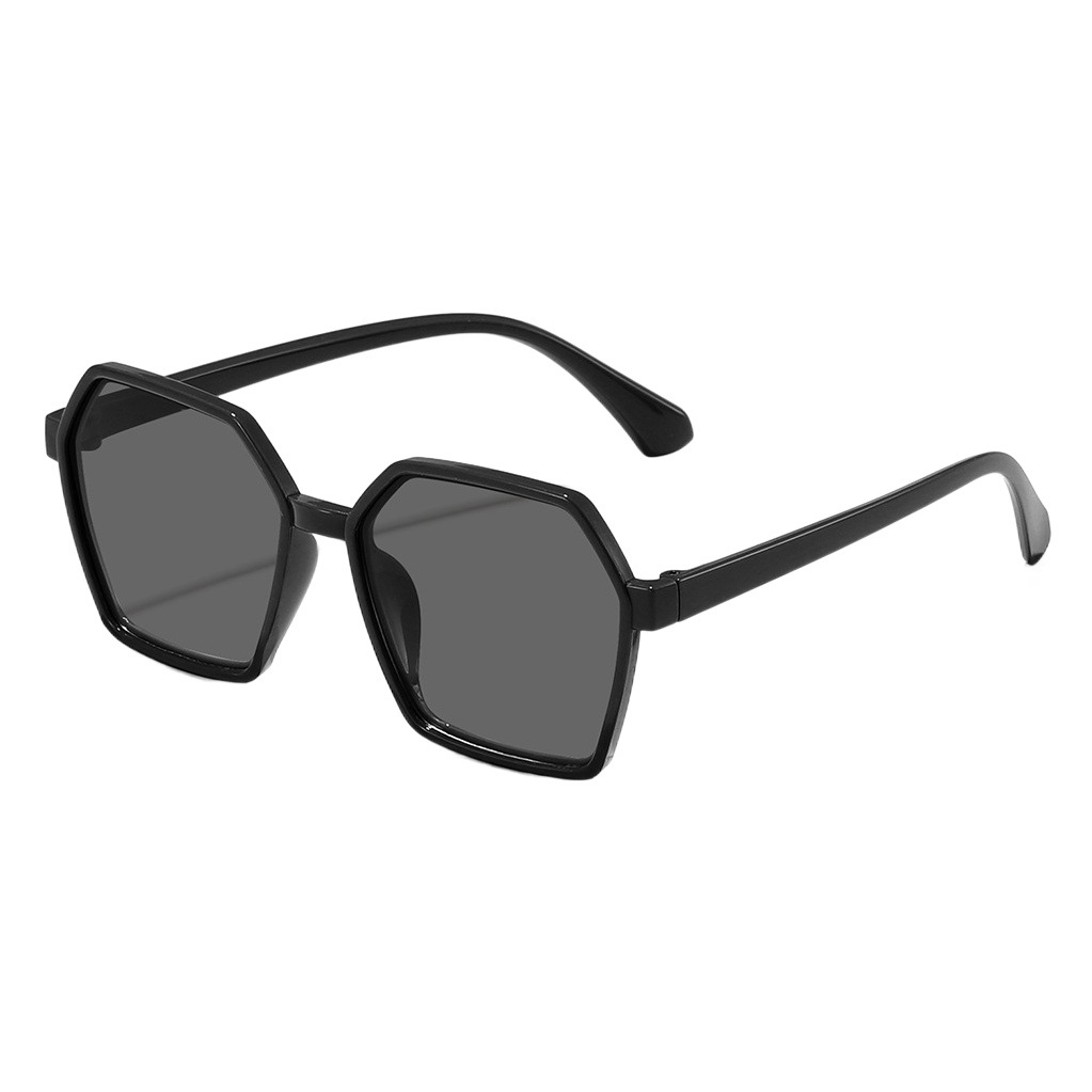 Transfronterizo nuevo estilo coreano polígono gran marco gafas Calle tiro Internet celebridad misma protección solar gafas de sol al aire libre desgaste esencial