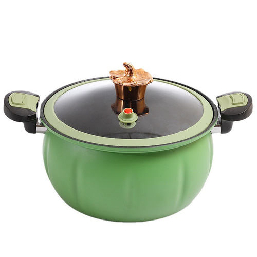 Pumpkin Pressure Cooker Household Trendy New Soup Pot Multifunction Non-stick Pressure Cooker Large Capacity Pressure Cooker