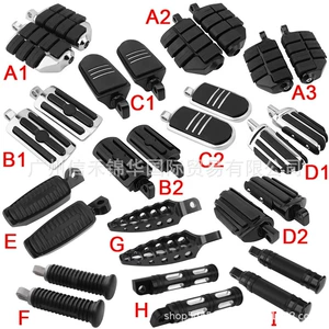Harley XL883 XL1200 X48 72 Softtail üçün CNC Ön və Arxa Ayaqaltılar