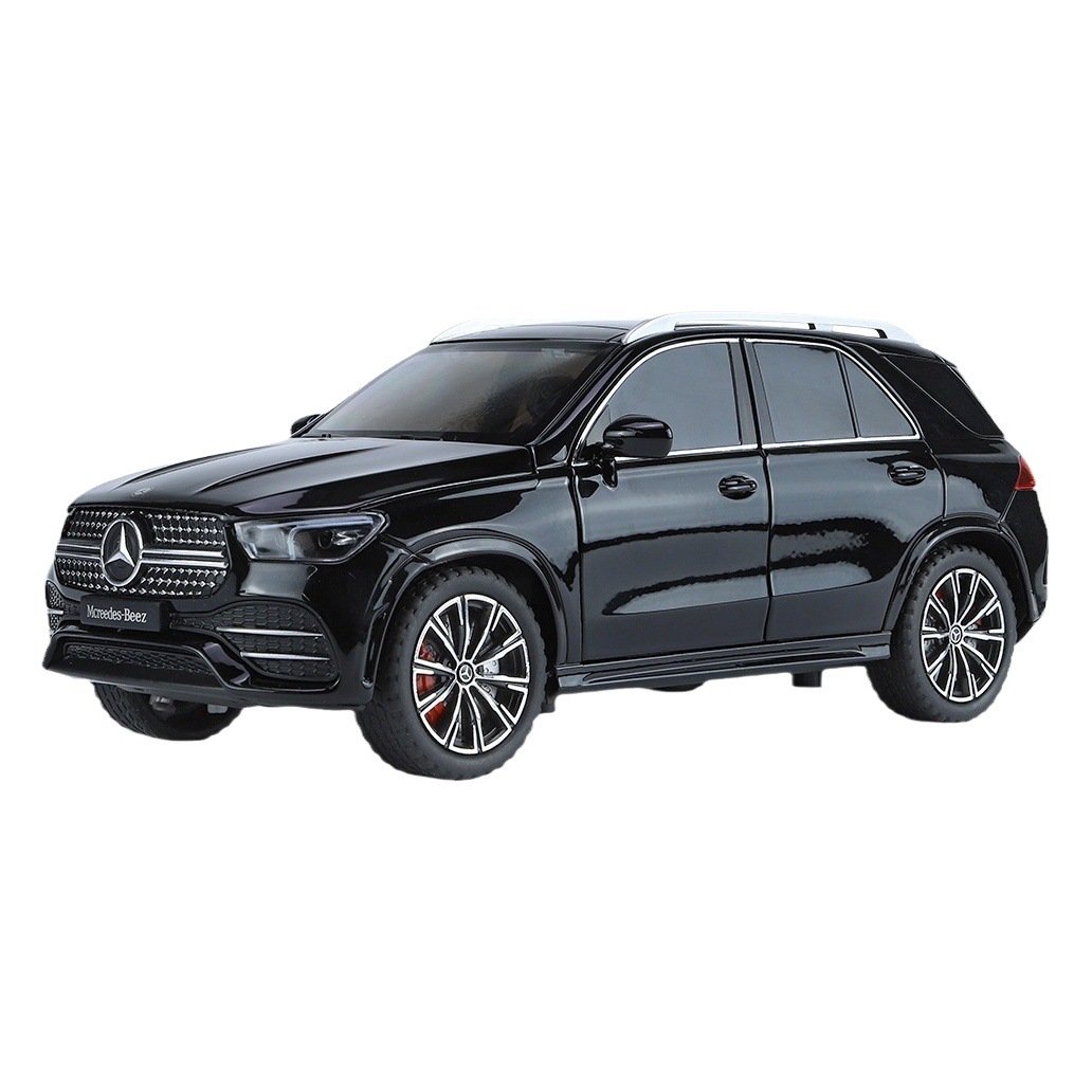 Weili aleación modelo de coche 1:24 Mercedes-Benz GLE350 vehículo todoterreno tira de sonido y luz juguete coche música modelo adornos