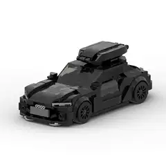 Cross-border MOC blocks compatible with Lego Aodi RS6 blocks assembled racing speed eight-frame car series
