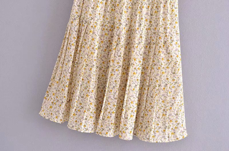 falda floral de cintura alta NSAM50412