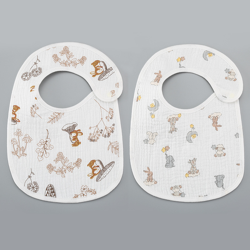 Cute Pastoral Animal Cartoon Polyester Burp Cloths Baby Accessories display picture 12